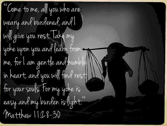 matthew 11;28-30