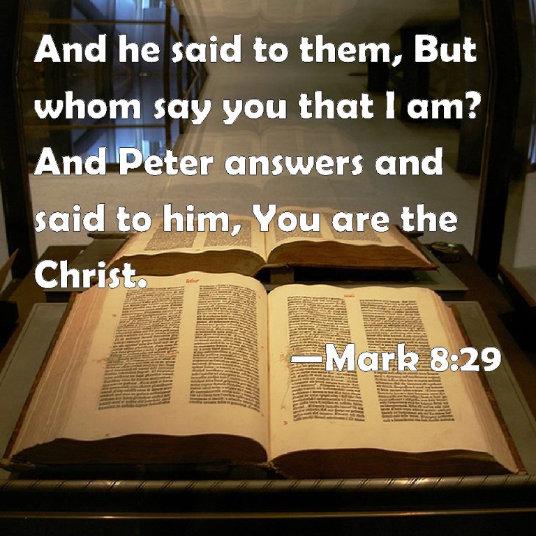 Mark 8,29
