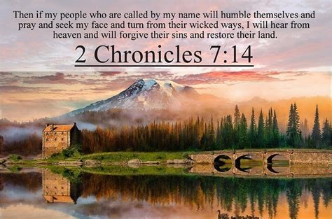 II Chronicles 7,14