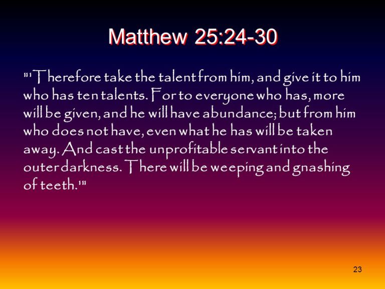 Matthew+25 24-30
