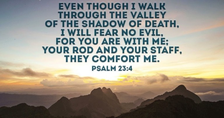 psalm23,4