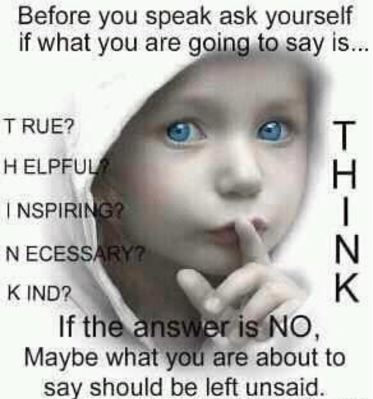 Better to Keep Silent